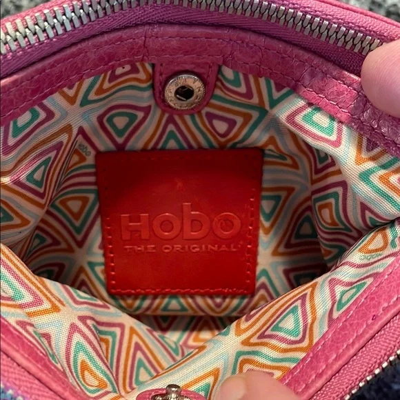 Hobo Pink Leather Clutch - Picture 3 of 6